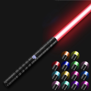 Lyssværd med 14 lysfarver og lydeffekter - Genopladelig